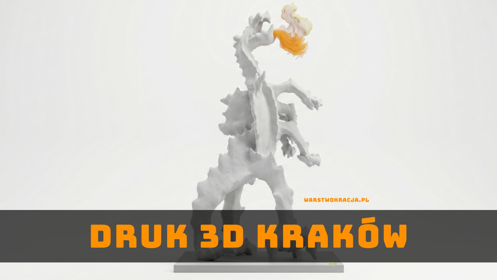 Przykładowa realizacja druku 3D w Krakowie – wizualizacja modelu smoka wawelskiego