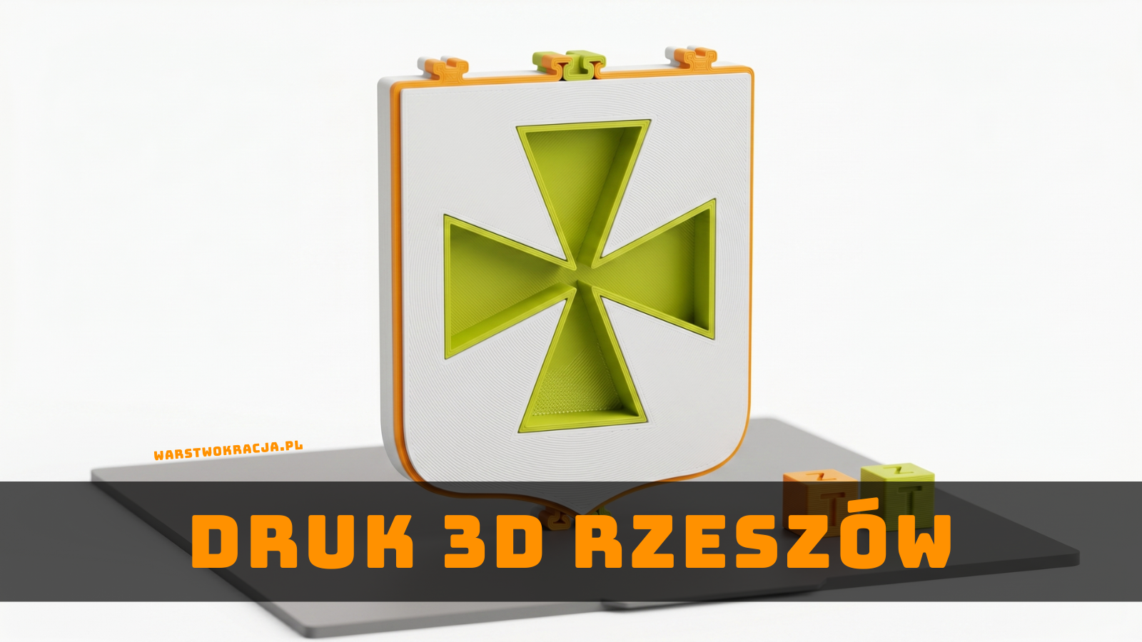 Przykładowa realizacja druku 3D w Rzeszowie – wizualizacja modelu herbu Rzeszowa